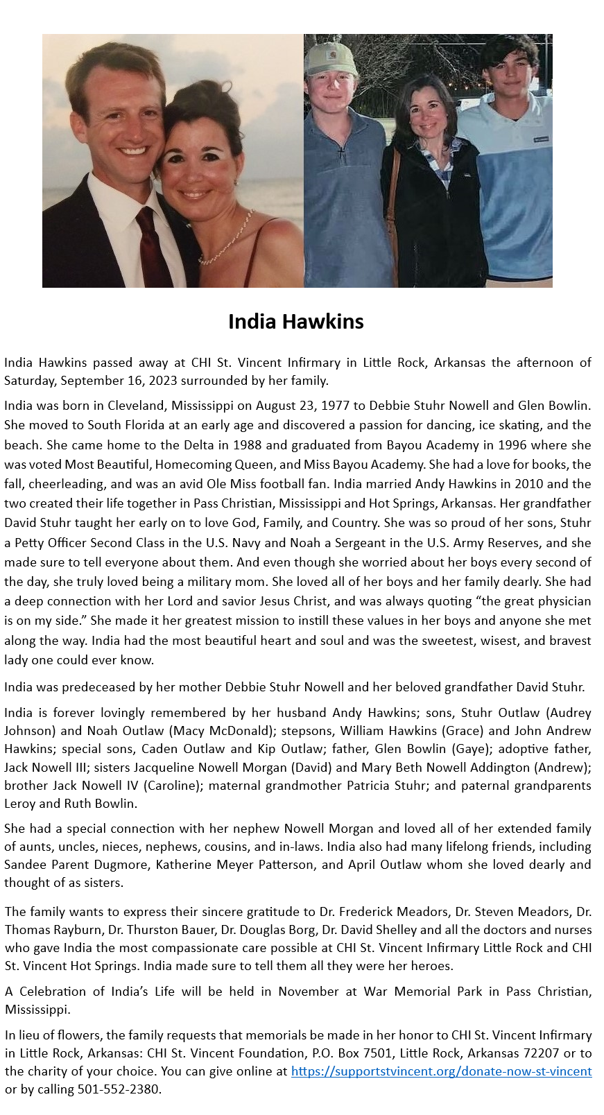 India Hawkins